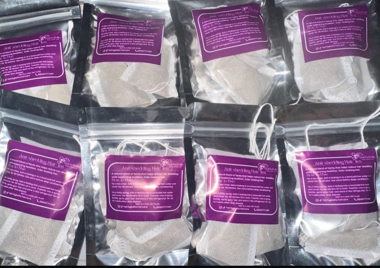 Anti-shedding hair tea bags