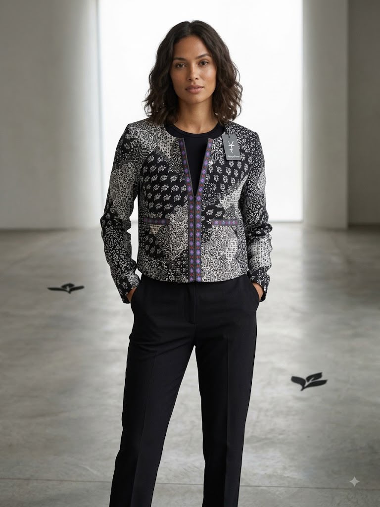 Atmosphere - Floral Patterned Jacket