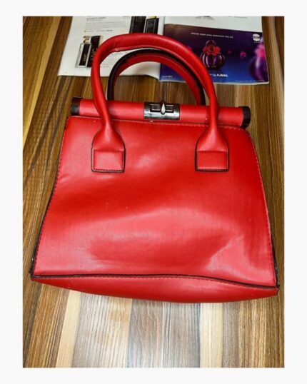 Plain  red unbranded bag