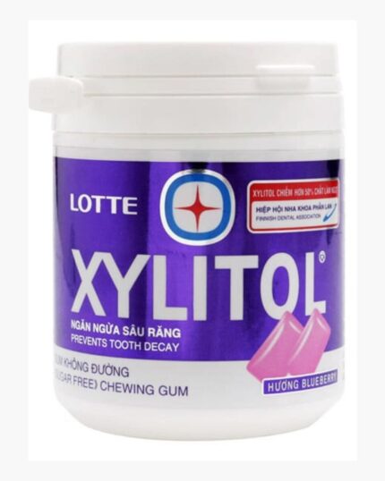 Xylitol Sugar Free Chewing Gum Blueberry 30g